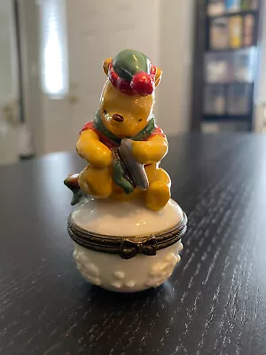 Winnie The Pooh Trinket Box - Christmas- Disney - Midwest Of Cannon Falls • $15