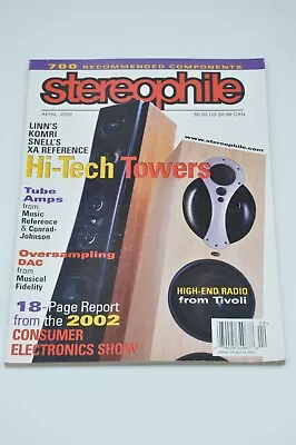 $7.99 • Buy Stereophile Magazine Volume 25 No 4 April 2002