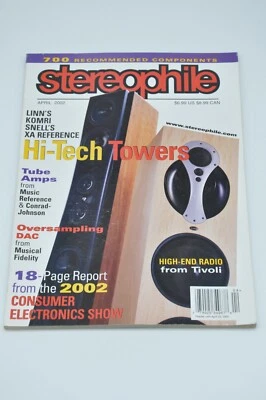 $4.37 • Buy Stereophile Magazine Volume 25 No 4 April 2002