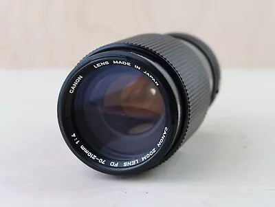 Canon Zoom Lens FD 70-210mm 1:4 Macro Lens Made In Japan • £19