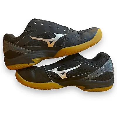 MIZUNO Cyclone Speed 2 Volleyball Shoes Women 7.5 Black Athletic Black NO LACES • $17