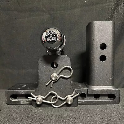 BRAND NEW B&W Hitch Adjustable Tow And Stow Dual Ball Mount Receiver • $220
