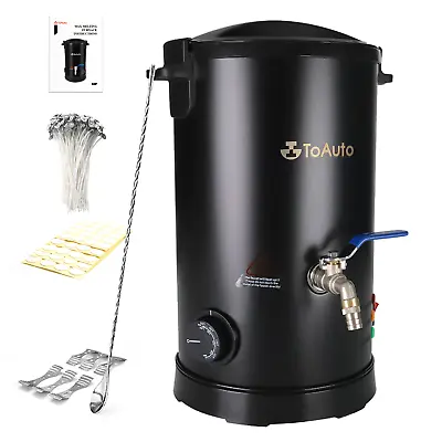 £104.98 • Buy 176oz Melting Waxing Furnace DIY Candle Making Kit 5L Wax Melter Pot With Spout 