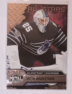 Jacob Markstrom 2020-21 Sky Box Metal Universe NHL All-Stars Card #187 Canucks • $0.99