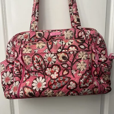 Vera Bradley Iconic Ultimate Pink Paisley Large Diaper Bag • $21.25