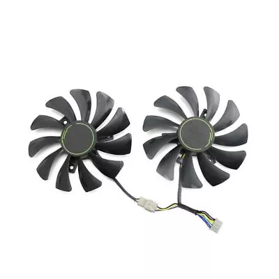 2Pcs 85MM VGA Graphics Card Cooling Fan 4Pin 12V 0.57A For 1060 OC 6G • $11.52