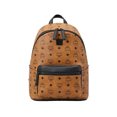 MCM Backpack STARK BACKPACK SMALL MMKCSVE02 COGNAC CO • $1055.13
