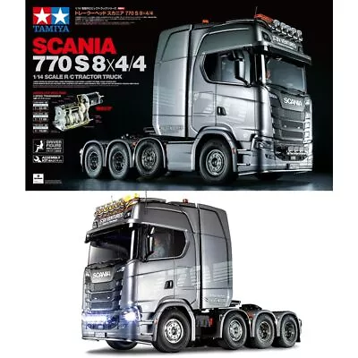 Tamiya RC 56371 Scania 770 8x4/4 1:14 RC Truck Assembly Kit • £938.95