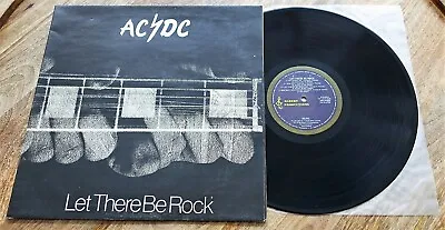 AC/DC Let There Be Rock Vinyl LP Record Australian Press Blue Label No Roo VG++ • $549