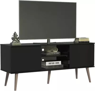 Madesa Modern TV Stand With 2 Doors 2 Shelves For TVs Up To 55 Inches Wood Ent • $306.10