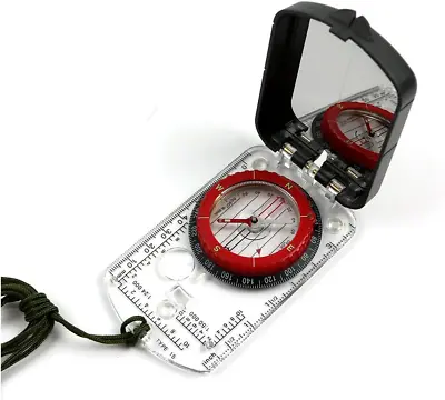Finest Mirror Compass Outdoor Navigation - Alternative Suunto Silva Brunton • $16.90