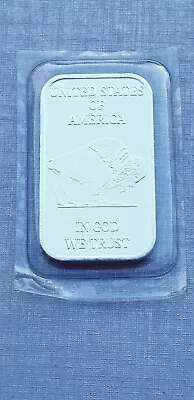 1oz 999 Liberty Buffalo Indian Head Silver Bar In Original Packaging  • £29.95