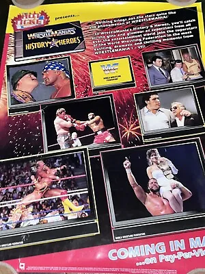 Wwe/wwf Original Poster - Wrestlemania Poster - Hulk Hogan Poster - Macho Man • $40