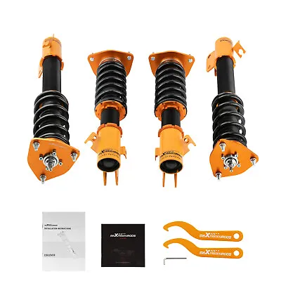 24 Way Adjustable Damper Coilovers For SUBARU Forester 03-08 SG Suspension Kit • $293