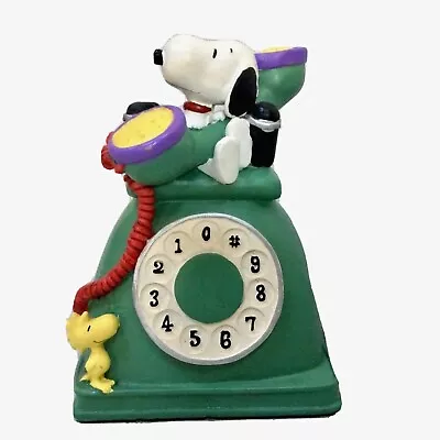 Vintage Peanuts Gang  Snoopy And Woodstock Phone Bank • $19.85