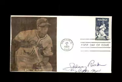 Johnny Rucker Signed 1983 FDC Babe Ruth Cache First Day Cover Autograph • $14