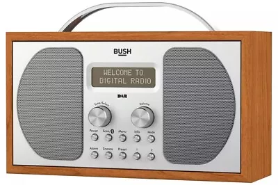 £35.99 • Buy Bush DAB Bluetooth Wooden Radio RRP 39.99 Lot GD
