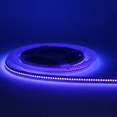 UV Ultraviolet Purple 60/120/240LED/M LED Strip Black Light 395-405nm DC 12/24V • £2.39