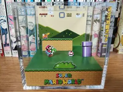 Super Mario World - Donut Plains Handmade Diorama -Gameboy Gaming Cube-Fanart • $49.99
