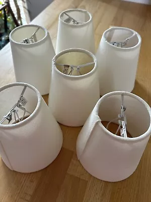 6 Tapered Candle Lamp Shades Sara Dunelm • £10