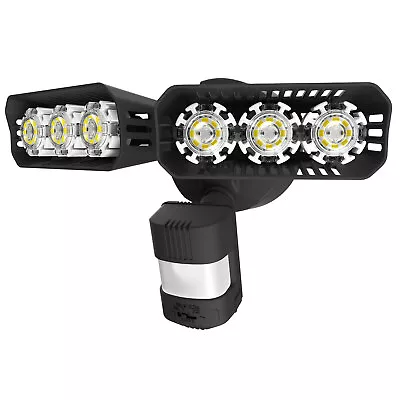 Outdoor Motion Sensor Floodlight Safety Lighting LED Security Light Dusk To Dawn • $38.17