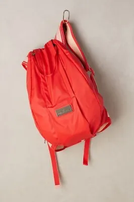 Adidas X Stella McCartney Running Cycling Gymsack Backpack Studio Bag Red  NWT • $58.50