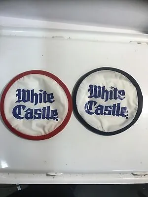 2 Vintage White Castle Restaurant Target Rings Red & Blue For Dart Balls 1980’s • $10