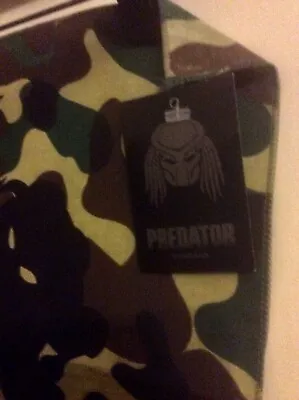 BANDANA CAMOUFLAGE PREDATOR BNWT 21” X 21” Cotton Made In USA • £6.99