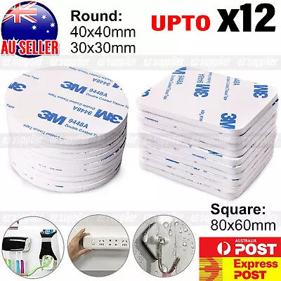 4/8/12pcs 3M Double Sided Foam Sticker Tape Side Wall Car Self Adhesive Pads HOT • $6.91