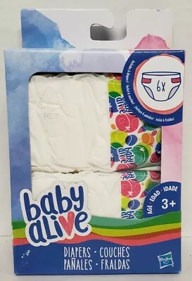 Baby Alive Refill Diapers 6 Pack Brand New Sealed • $8.55