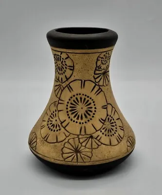 1910s WELLER Burntwood Art Pottery Vase 5½  • $119