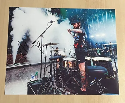 ALEX SHELNUTT SIGNED 8x10 PHOTO AUTOGRAPHED A DAY TO REMEMBER DRUMMER COA • $63.74