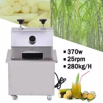 Electric Sugar Cane Press Juicer Desktop Cane Juice Machine 110V 370W 280kg/h • $437.94