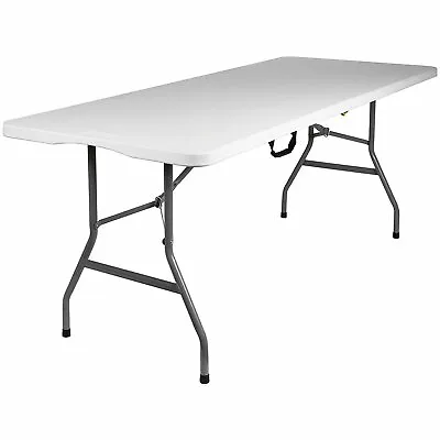 £36.99 • Buy 4ft / 6ft Folding Camping Trestle Table Portable Outdoor Garden Party Picnic BBQ
