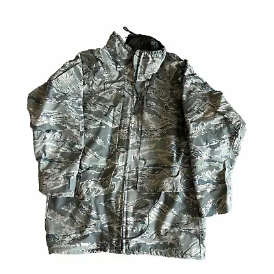 Military GORE-TEX ALL PURPOSE ENVIRONMENTAL CAMOUFLAGE PARKA JACKET SZ- Med. Reg • $29.99