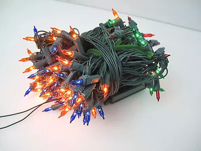 MULTI FUNCTION COLOURED INDOOR CHRISTMAS TREE STRING LIGHTS • 140 LIGHTS Flaw • $25