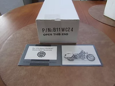 Franklin Mint B11WC24 1976  Harley Davidson Electra Glide NEW With BOX/COA 1/24 • $24.99