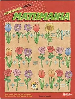 Mathmania (Highlights) - Paperback By Jeff OHare Et Al - GOOD • $4.88