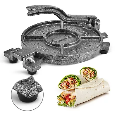 ARC Tortilla Press 10 Inch Cast Iron Tortilla Maker Heavy Duty Tortillera • $50.34