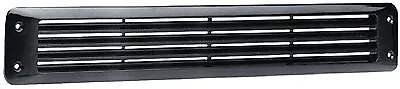 New Flush Louvered Vent Attwood Marine 1423-5 Black Cut Out 2  H X 15-1/4  L • $24.66