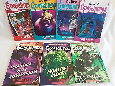 R.L. Stine Goosebumps Books X 7 - Bulk Lot - Horror Fiction • $22