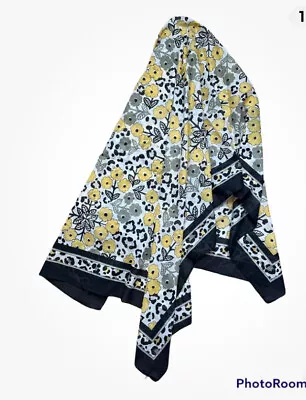 Vera Bradley  Go Wild  Sarong Wrap Scarf  74  × 44  Signed • $18.50