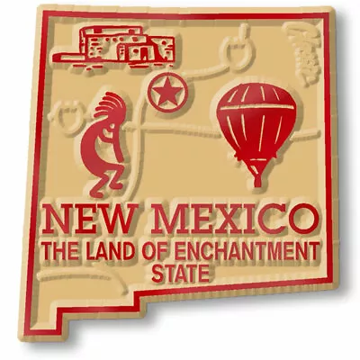 New Mexico Small State Magnet By Classic Magnets 1.7  X 1.8  • $5.99