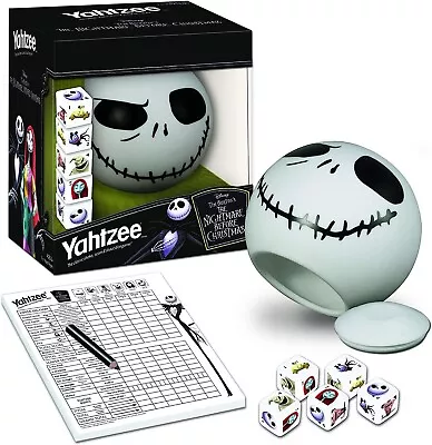 Disney The Nightmare Before Christmas Yahtzee Dice Game • $20.89