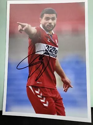 Sam Morsy Middlesbrough Genuine Hand Signed 7x5 Bordered Photo Autograph • £3.99