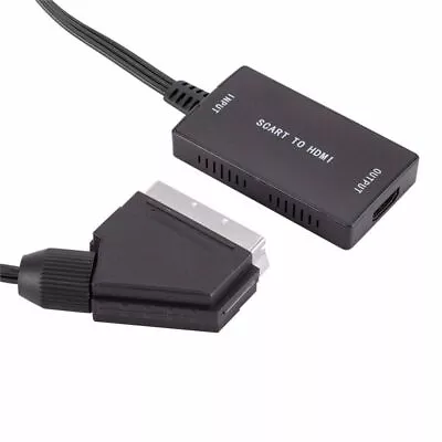 SCART To HDMI Converter Video Adapter SCART To HDMI Adapter SCART To HDMI Cable • £9.19