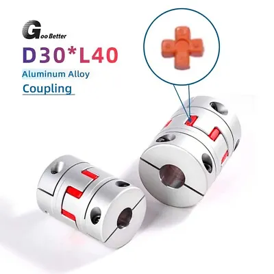 D30L40 CNC Shaft Coupler Flexible Plum Spider Jaw Coupling Stepper Motor 5~16mm • $6.49