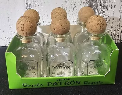 Tequila Silver PATRON 50ml Bottle With Cork And Display Box 6 Pack • $12.25