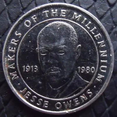 2000 Jesse Owens Makers Of The Millennium Coin.   999 • £3.99