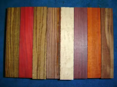 Mixed Lot Of Exotic Wood Penn/Call Blanks 15/16  X 5-1/4  • $29.99